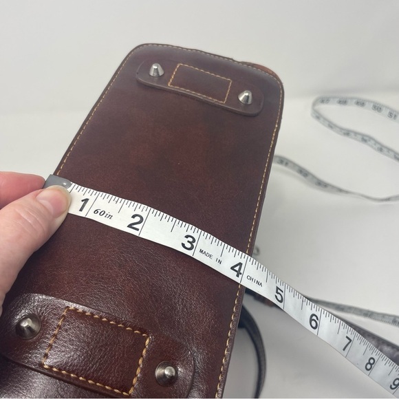 MC Mark Chantal Leather Embossed Shoulder Bag Multicolor - Picture 15 of 16